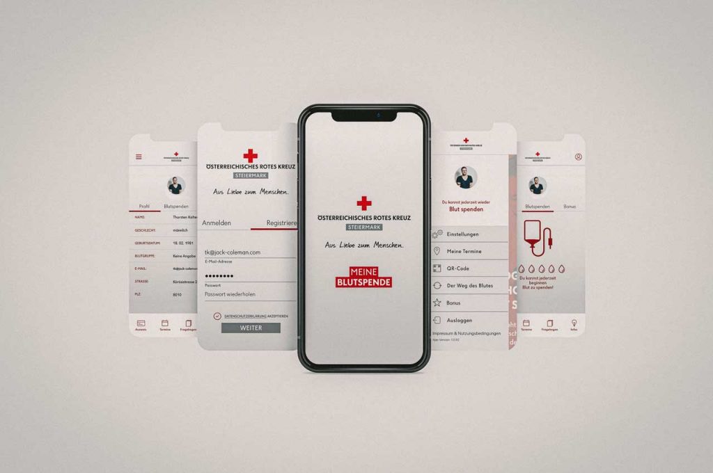 App-Entwicklung Werbeagentur Österreichisches Rotes Kreuz Jack Coleman