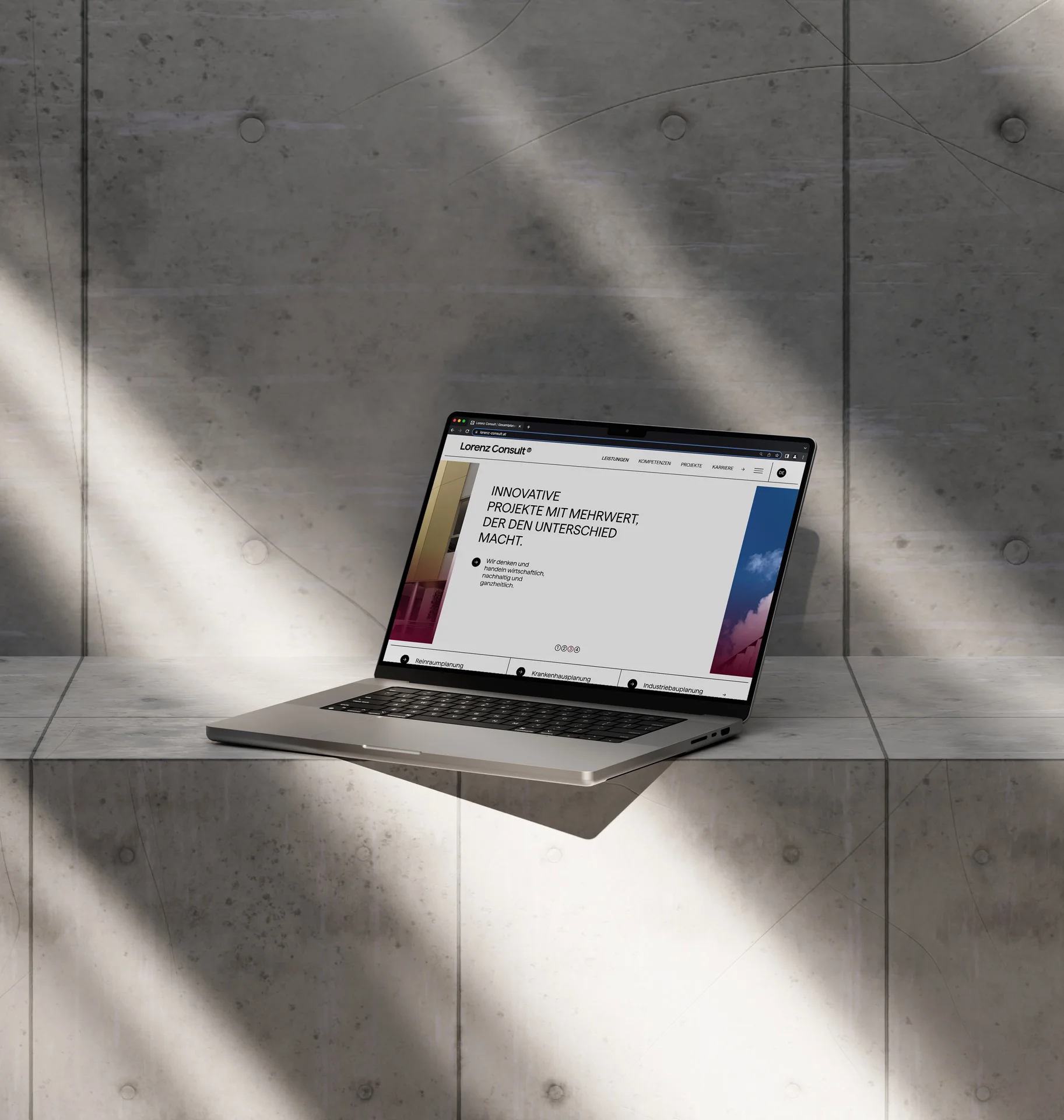 Website-Entwicklung Online-Kommunikation Werbeagentur Lorenz Consult Jack Coleman