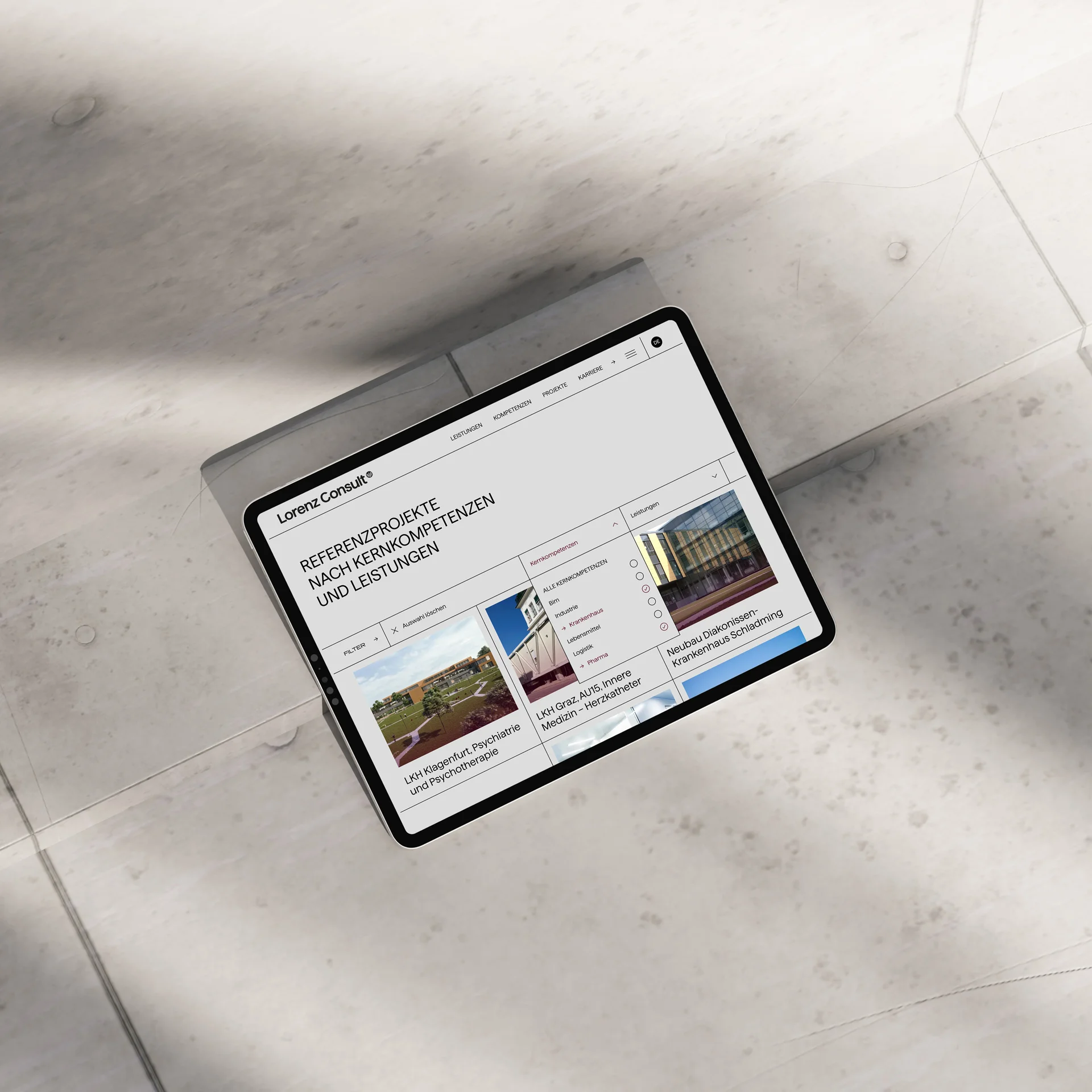 Website-Entwicklung Online-Kommunikation Werbeagentur Lorenz Consult Jack Coleman