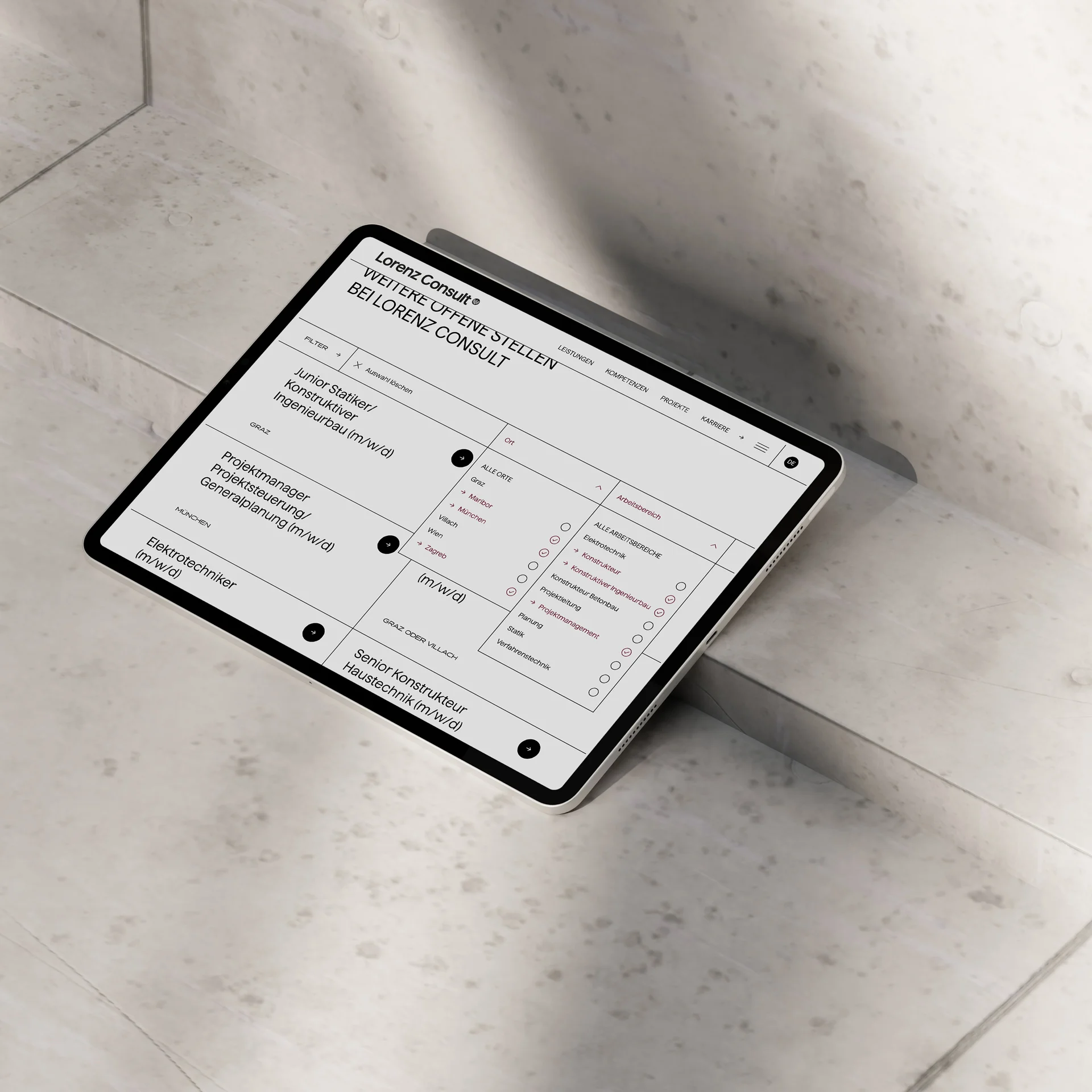 Website-Entwicklung Online-Kommunikation Werbeagentur Lorenz Consult Jack Coleman