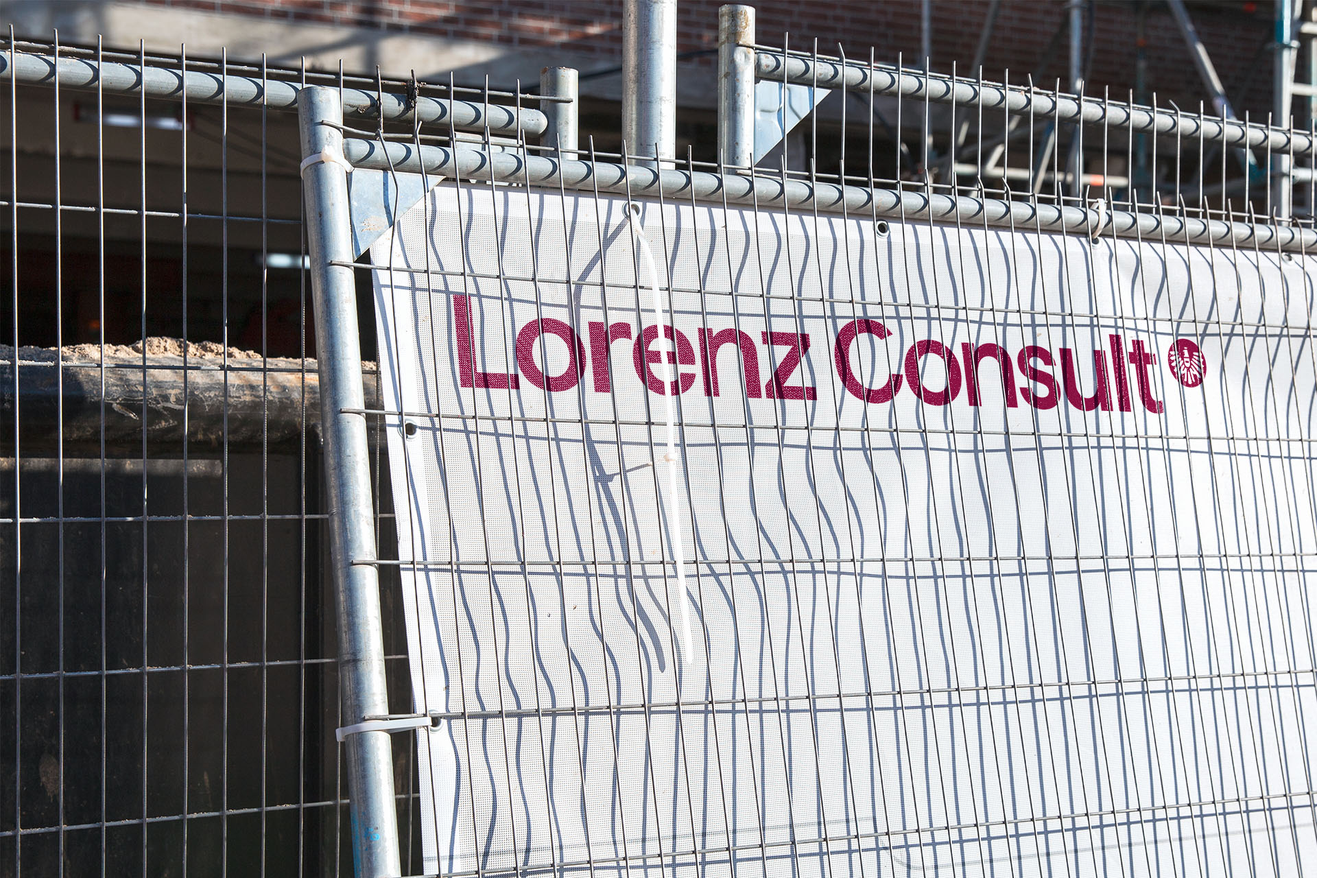 Lorenz Consult Bauzaun Design
